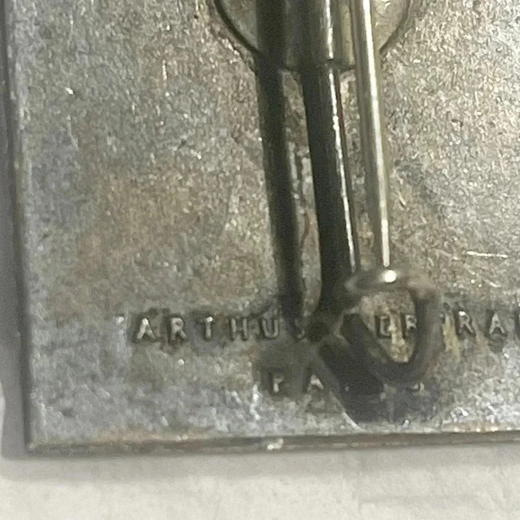 VoltiGeVr Enamel Pin Art Deco Style French Lapel Badge Arthus Bertrand Paris - Picture 4 of 5